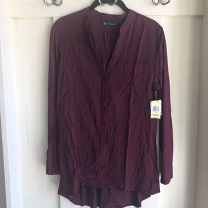 NWT long sleeve button down blouse